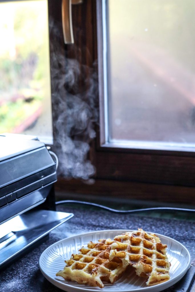 Waffle iron. easy breakfast recipes , homemade waffle recipes