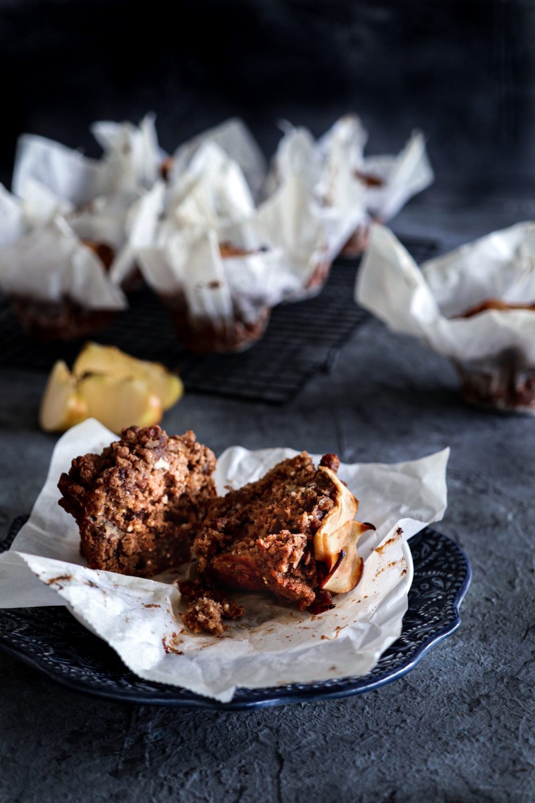 Apple Cinnamon Crumble Muffin