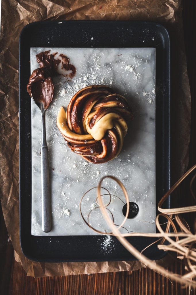 Nutella babka brioche buns, Nutella Schnecken, Schokolade Babka alles so Dinge , die bei uns sehr beliebt zum Frühstück oder Brunch sind .